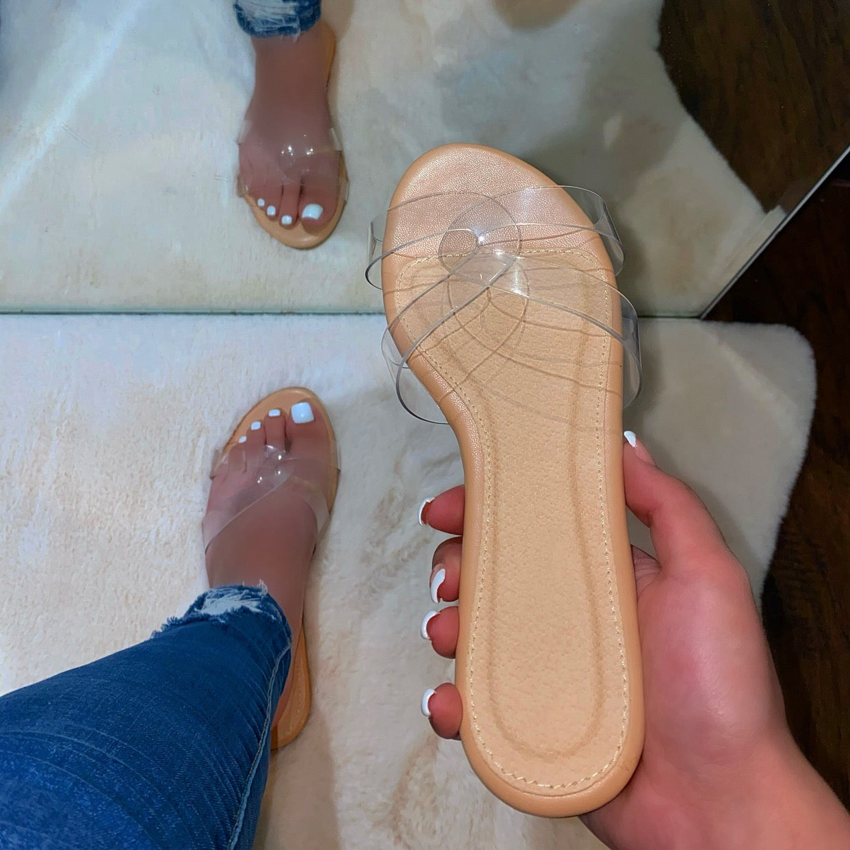 Penelope sandal - nude